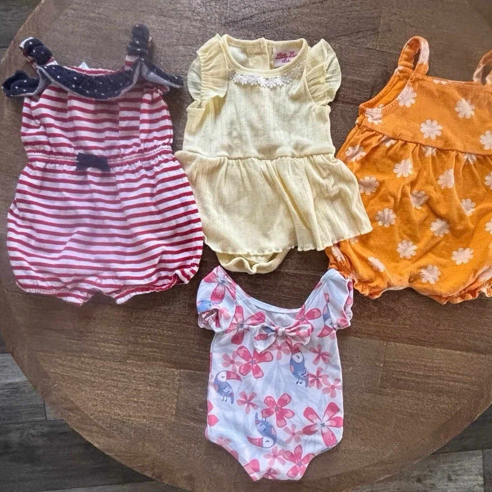 Baby‎ Girl Summer Clothing Bundle Size 0-3 Months